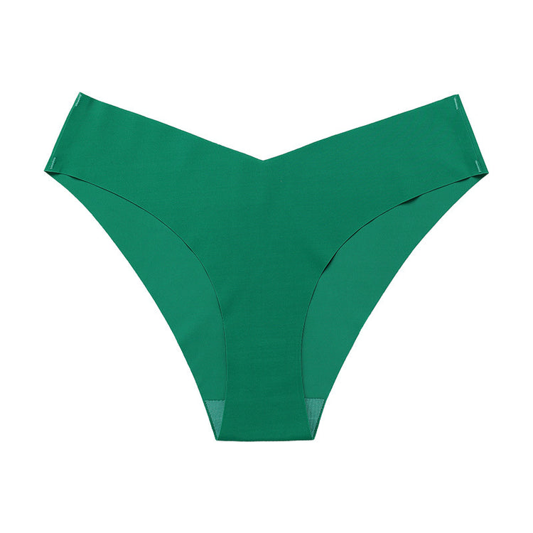 Seamless Ice Silk Underwear For Women With V-shaped Waistband - Swefashionstore