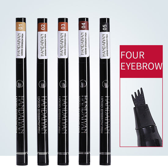 Four-head Eyebrow Pencil Liquid Eyebrow Pencil Tattoo Eyebrow Pencil Eyebrow Pencil 4-head Eyebrow Pencil Four-jaw Eyebrow Pencil - Swefashionstore