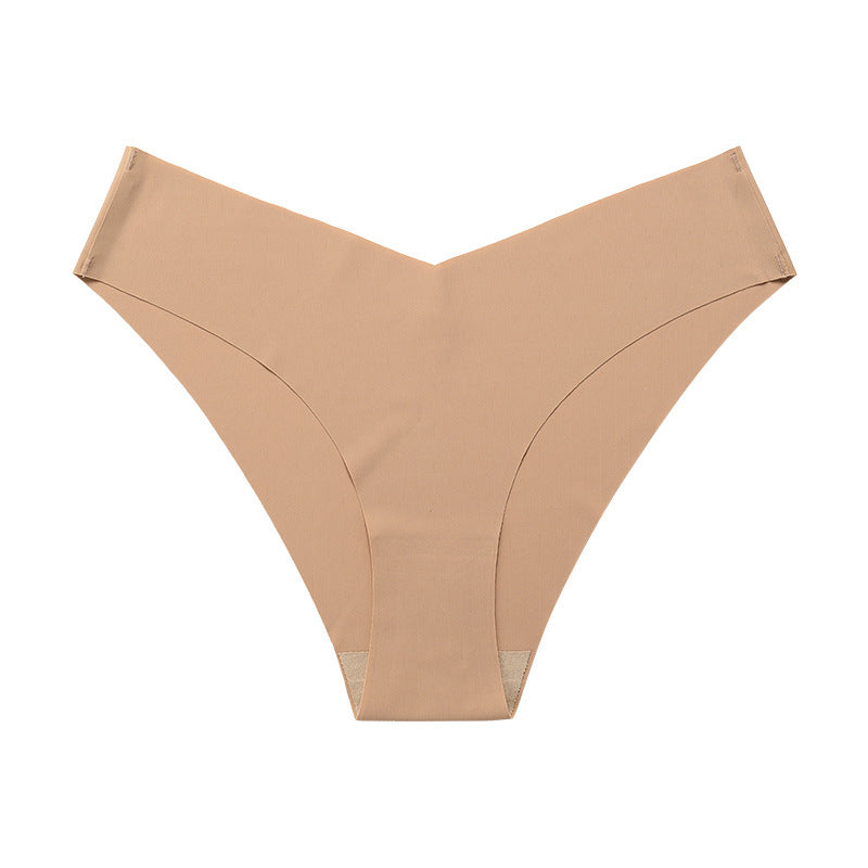Seamless Ice Silk Underwear For Women With V-shaped Waistband - Swefashionstore