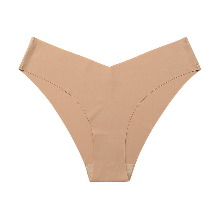 Seamless Ice Silk Underwear For Women With V-shaped Waistband - Swefashionstore