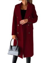 Long Sleeve Lapel Fashion Coat - Swefashionstore