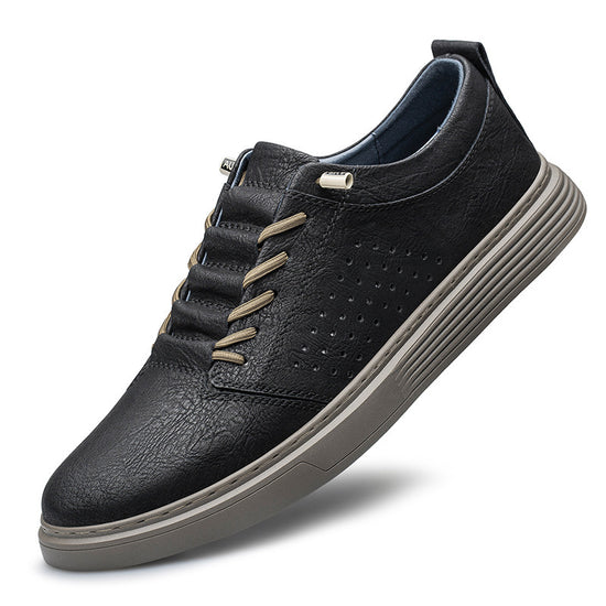 Casual Low-top Cowhide Surface Fashion Shoes - Swefashionstore