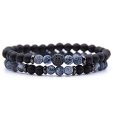 BESTSELLER ZIRCON Bracelet 6mm Natural STONE Beaded - Swefashionstore