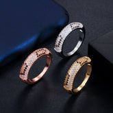 SIMPLE And Exquisite Full RHINESTONE Zircon Ring - Swefashionstore