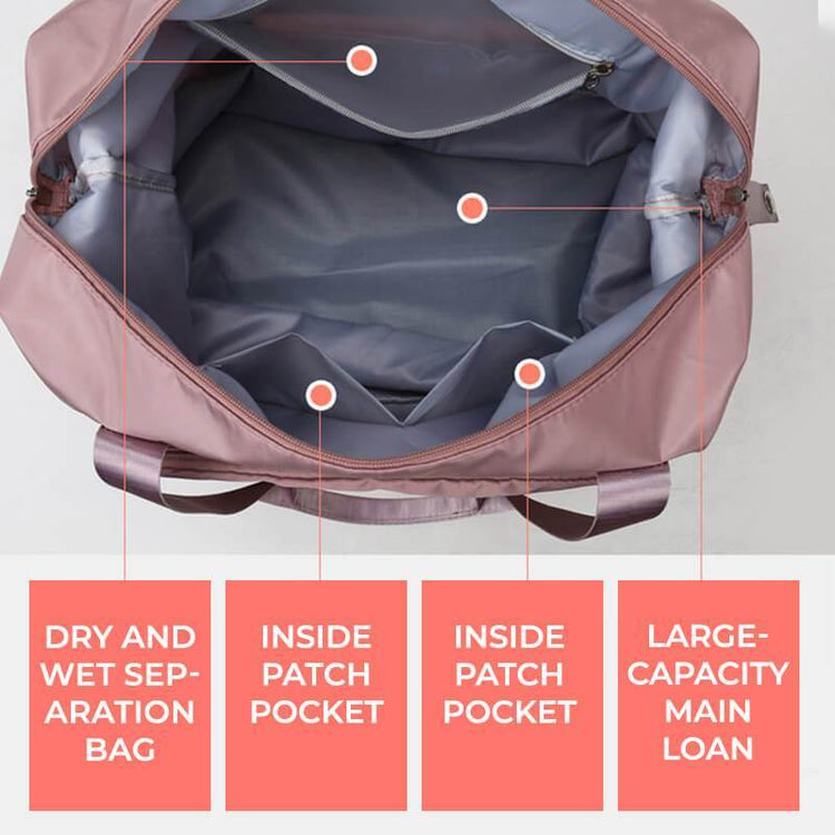 Foldable Storage Travel Bag Waterproof Large Capacity - Swefashionstore