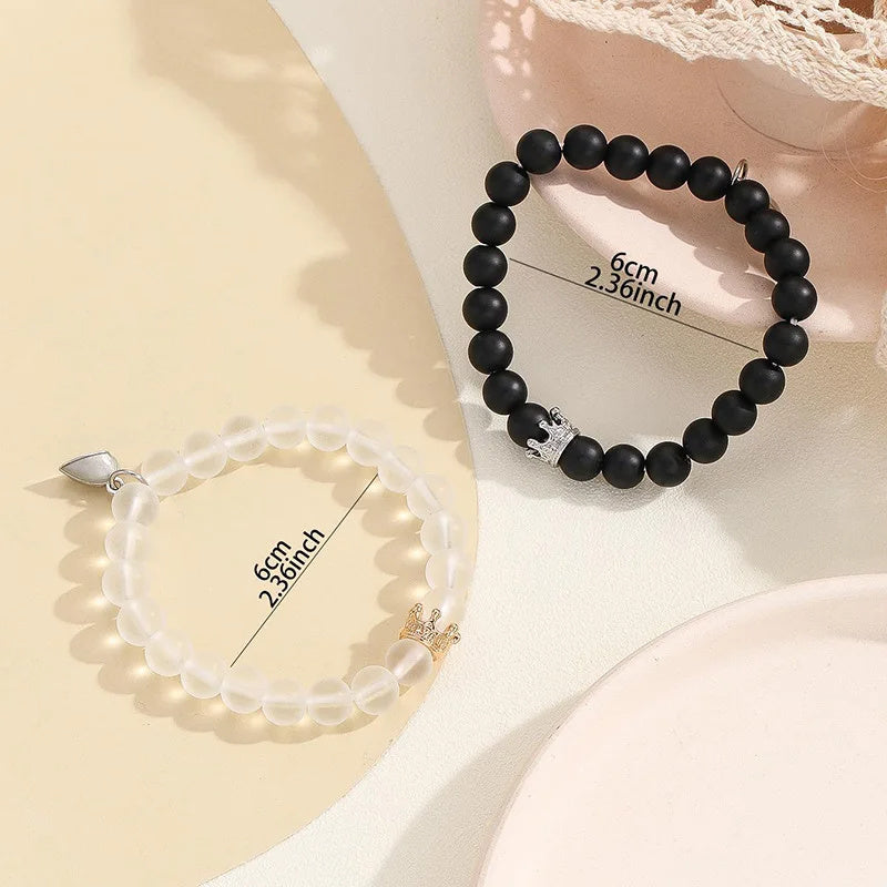 Fashion Jewelry 2pcs Handmade Crown