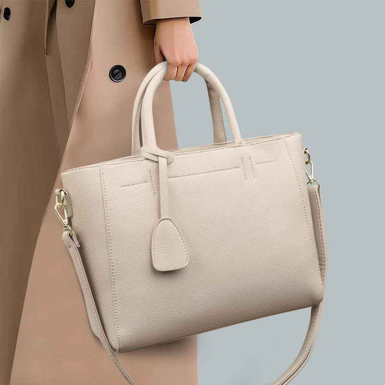 Soft Leather Tote Handbag Women&