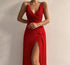 V-neckSummer Fashion Slim Suspender Dresses For Women - Swefashionstore