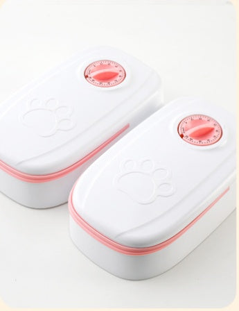 Automatic Pet Feeder Smart Food Dispenser For Cats Dogs Timer Stainless Steel Bowl Auto Dog Cat Pet Feeding Pets Supplies - Swefashionstore