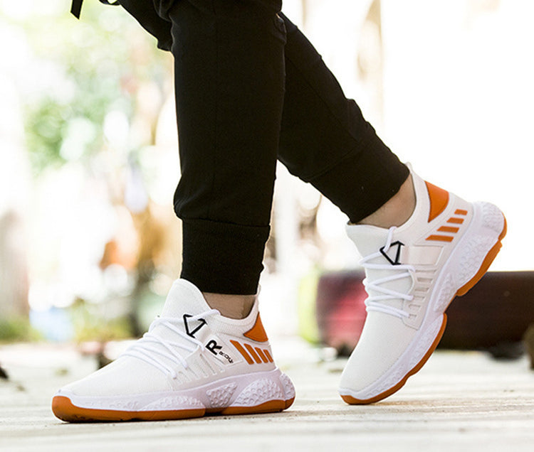 Men Sneakers Breathable Mesh Sports Shoes - Swefashionstore