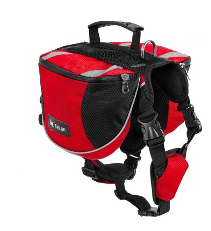 Haustiergeschirr Outdoor mit Rucksack