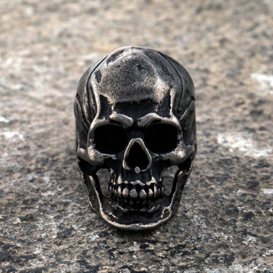 Modischer Persönlichkeits-Halloween-Punk-Totenkopf-Ring