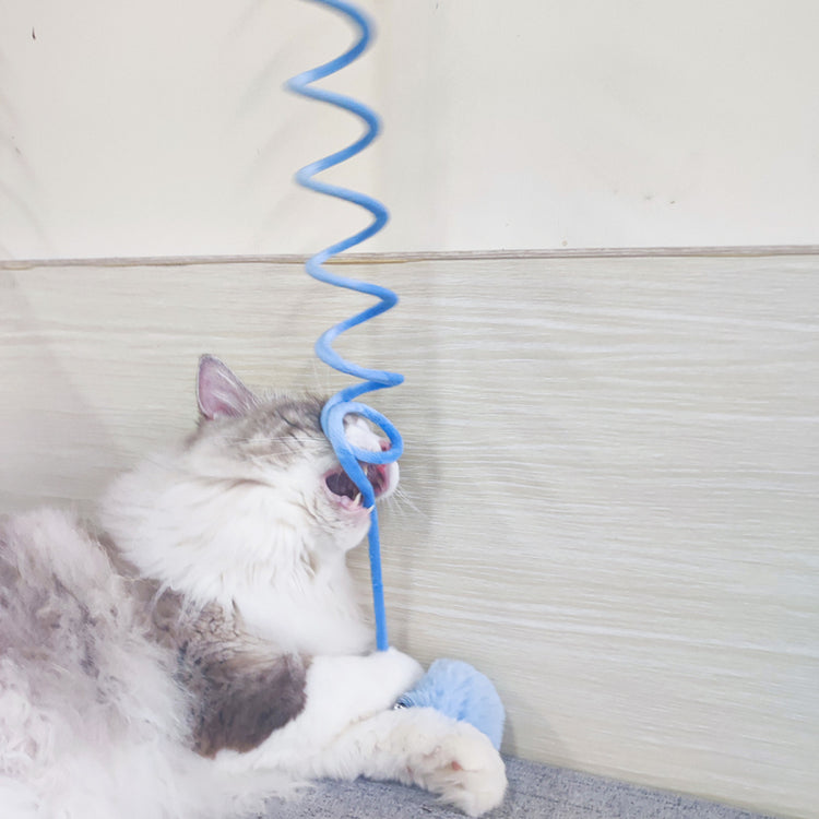 Cat Toy Self-Hi Sucker Spring Rabbit - Swefashionstore