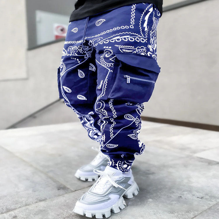 BESTSELLER Printhose LOCKERE Lässige Haremshose mit WEITEM BEIN