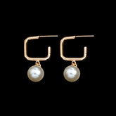 New Studs Creative Retro Simple Graceful Geometric Square - Swefashionstore