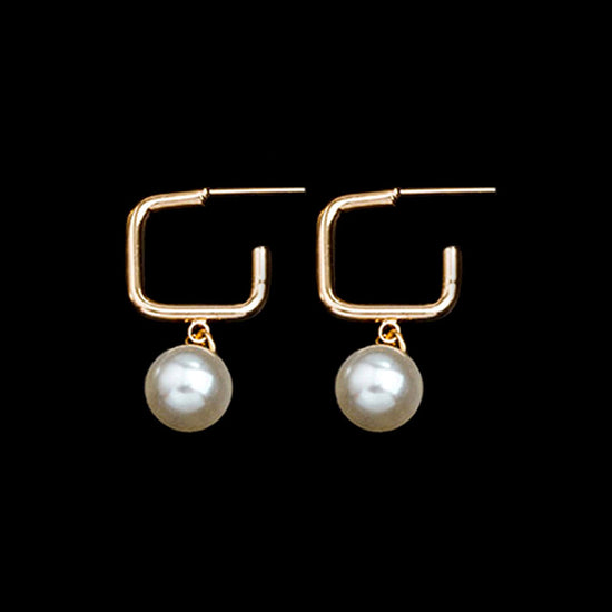 New Studs Creative Retro Simple Graceful Geometric Square - Swefashionstore