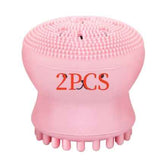 Cartoon octopus silicone wash brush foaming cleansing brush Manual facial massage brush cleansing brush brush bubbler