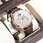 Simple Multifunctional Chronograph Waterproof Quartz Watch - Swefashionstore