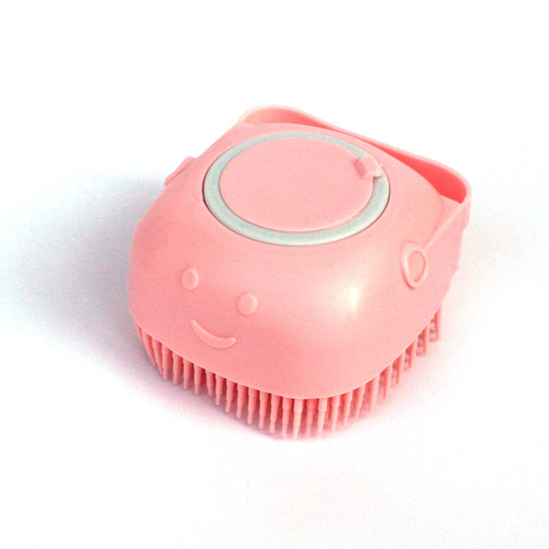 Silicone Dog Bath Massage Gloves Brush Pet Cat Bathroom Cleaning Tool Comb Brush For Dog Can Pour Shampoo Dog Grooming Supplies - Swefashionstore