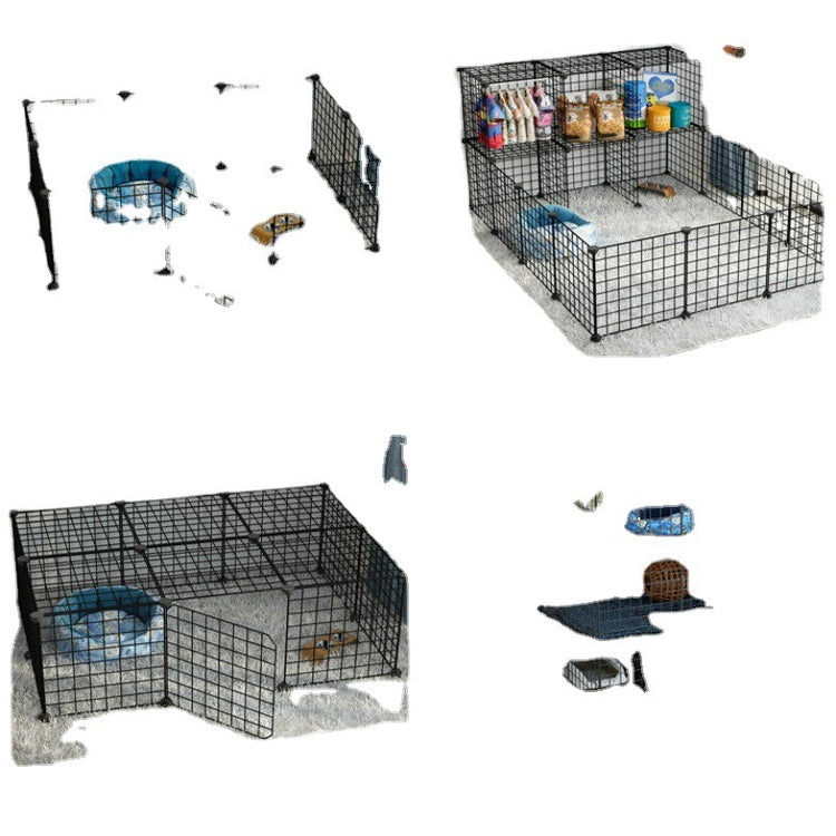 Small Dog Indoor Home 11 Pieces Door Fence - Swefashionstore
