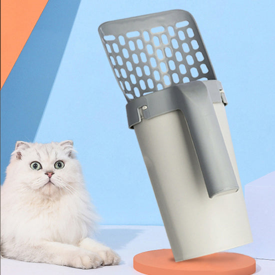 Storage Box Integrated Lazy Cat Litter Shovel Set - Swefashionstore