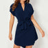 V-neck Short Sleeve Dress For Women - Swefashionstore