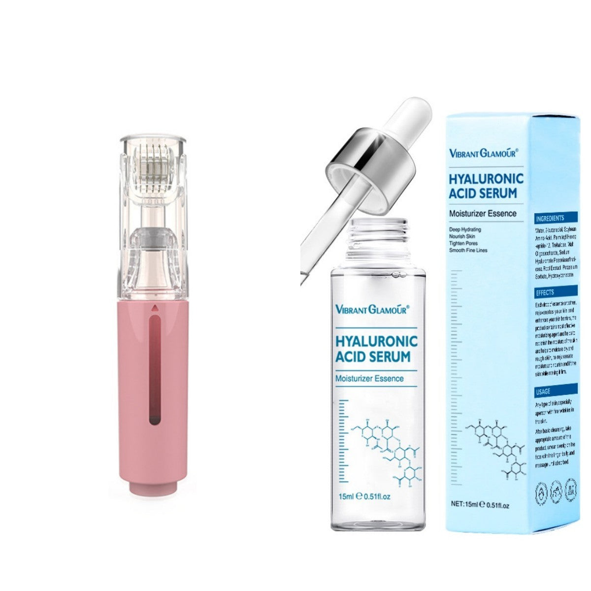 3 In 1 Lip Care Roller Beard Growth Treatment &amp; Serum Applicator
