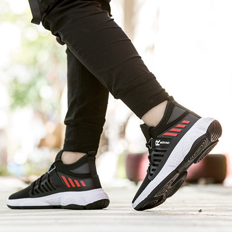 Men Sneakers Breathable Mesh Sports Shoes - Swefashionstore