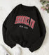 Personality Trend Printed Crew Neck Sweatshirt Women - Swefashionstore