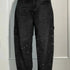 Ins Shiny Straight High-Waist Jeans With Pockets Street-Style Trousers - Swefashionstore