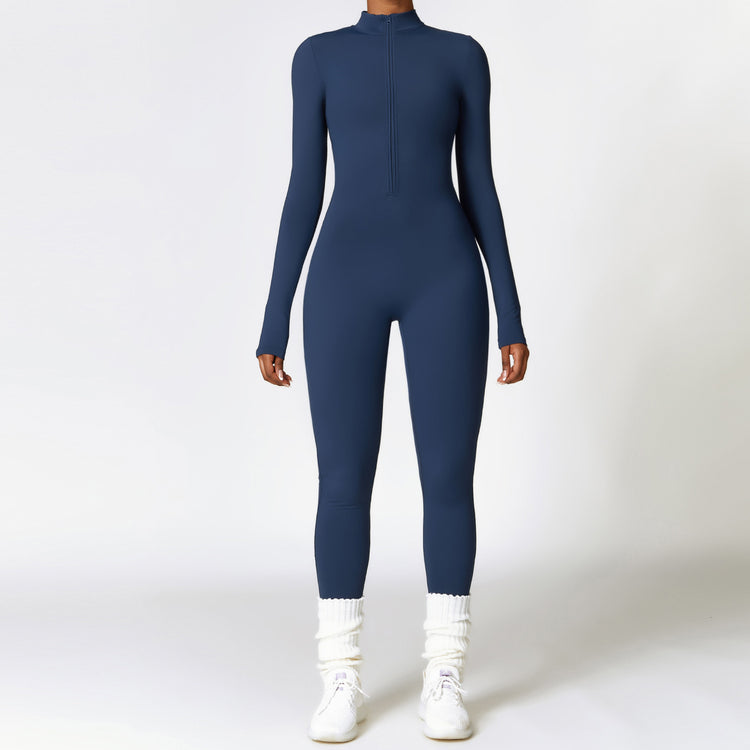 Long-sleeved Jumpsuit for Effortless Style and Comfort - Swefashionstore