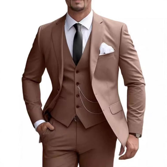 Suit Slim Fit Business Suit Banquet Temperament Formal Dress For Men - Swefashionstore