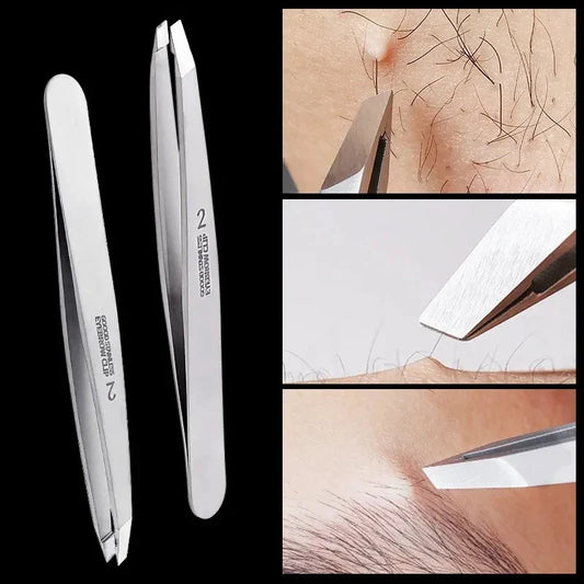 Eyebrow Tweezer Stainless Steel for precise grooming and shaping.