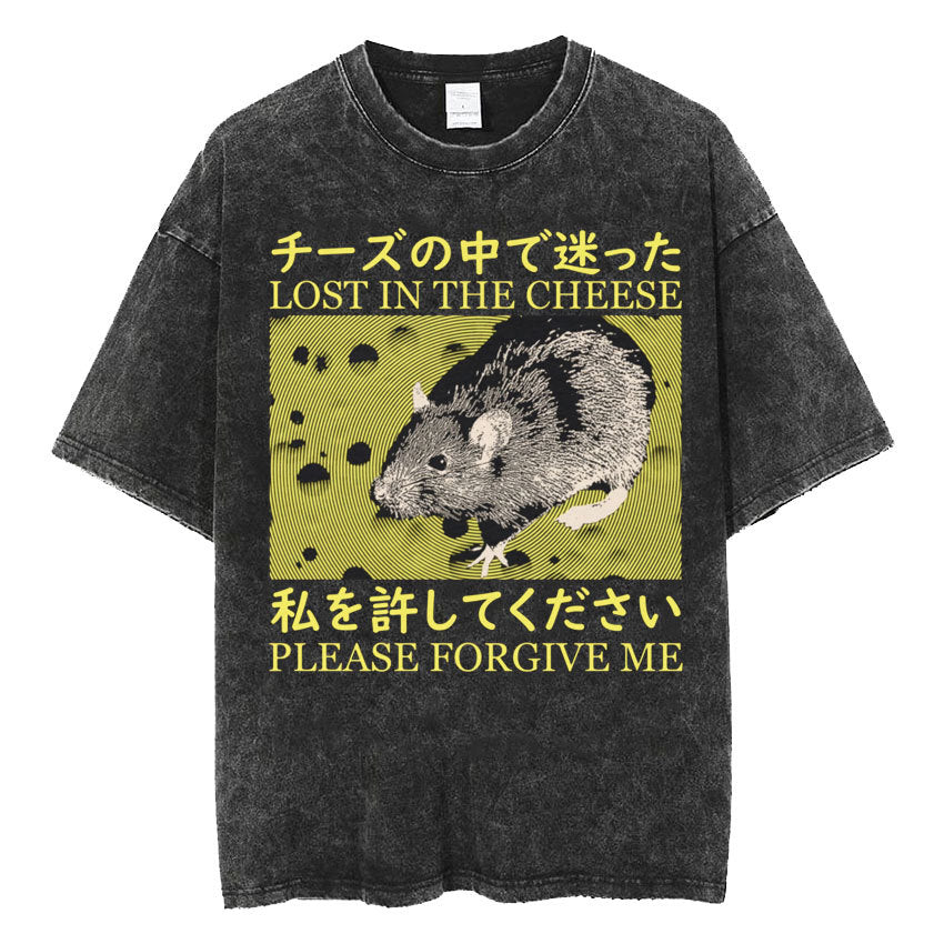Fashion Personality Frog Print Men&