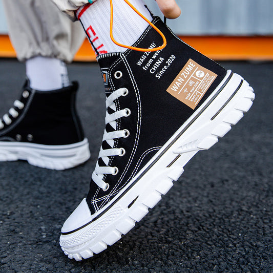 Herren High-Top CANVAS Schuhe Trendy