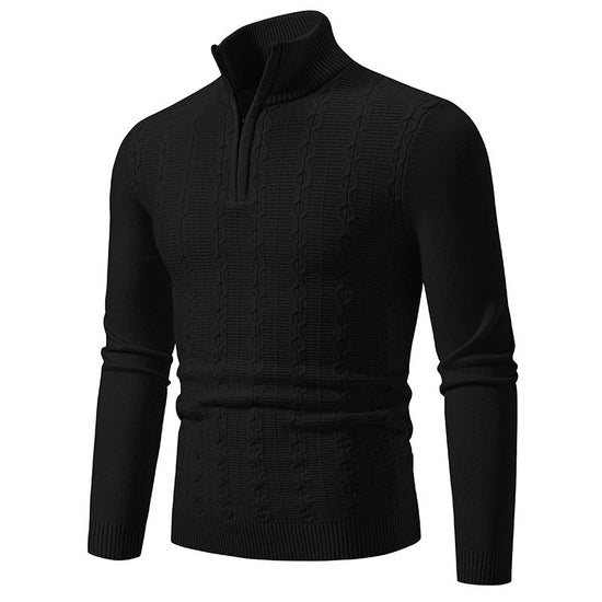 Casual Simple Stand-up Collar Slim Fit Men&