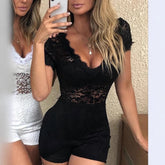 SUMMER New V-neck Slim Lace Women&