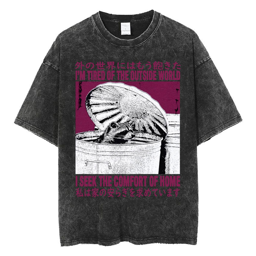 Fashion Personality Frog Print Men&