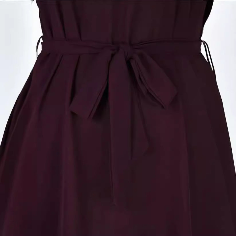 V-neck Short Sleeve Dress For Women - Swefashionstore