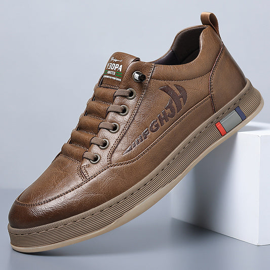 Neue atmungsaktive, allpassende Casual Herren-Lederschuhe