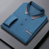 Solid Color Casual Dad Long-t-shirt - Swefashionstore