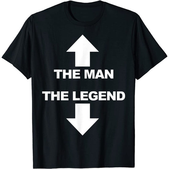 Legendary Humor Printed Short Sleeve Round Neck T-shirt - Swefashionstore