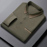 Solid Color Casual Dad Long-t-shirt - Swefashionstore