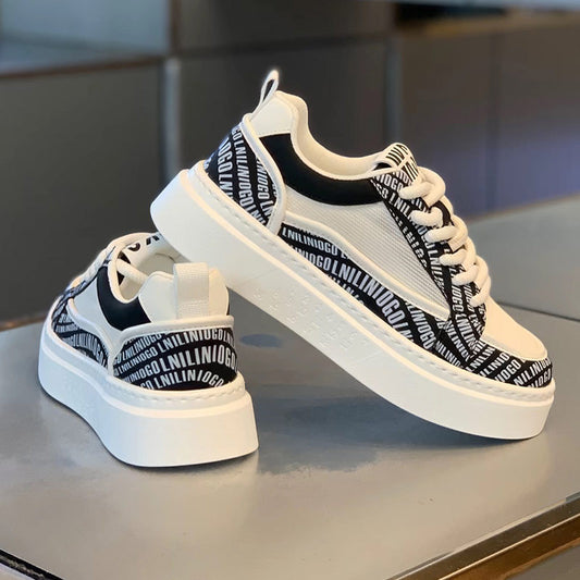 DICKE BODENSCHUHE Verschleißfeste Boardschuhe Atmungsaktive Fashion Sneaker