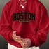 Fashion Long Sleeve Crew Neck Pullover Sweatshirt - Swefashionstore