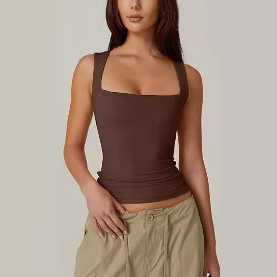 Square-neck Vest Insta Fashion For Women - Swefashionstore
