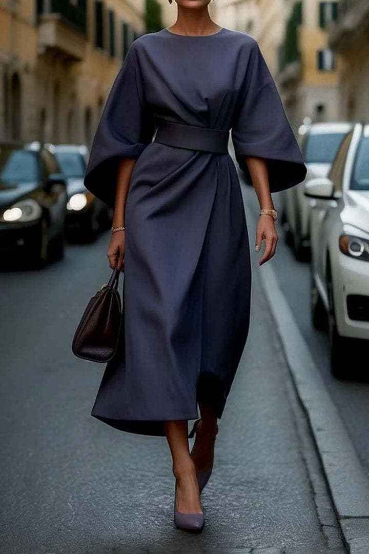 Loose Batwing Sleeve Dress Fashion - Swefashionstore