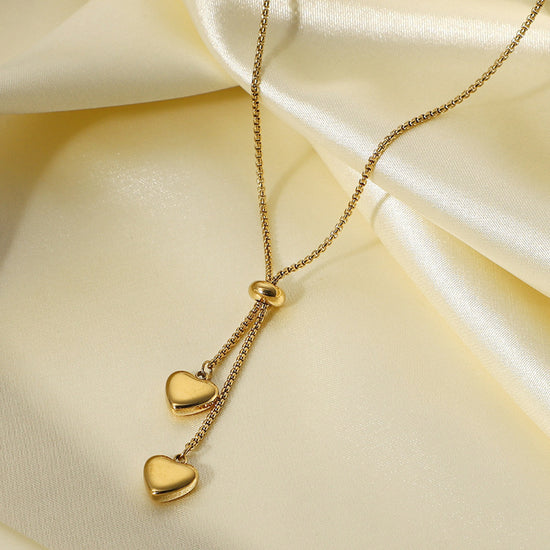 Love Pendant Necklace Net Red Personality Ins Cold Style Titanium Steel - Swefashionstore