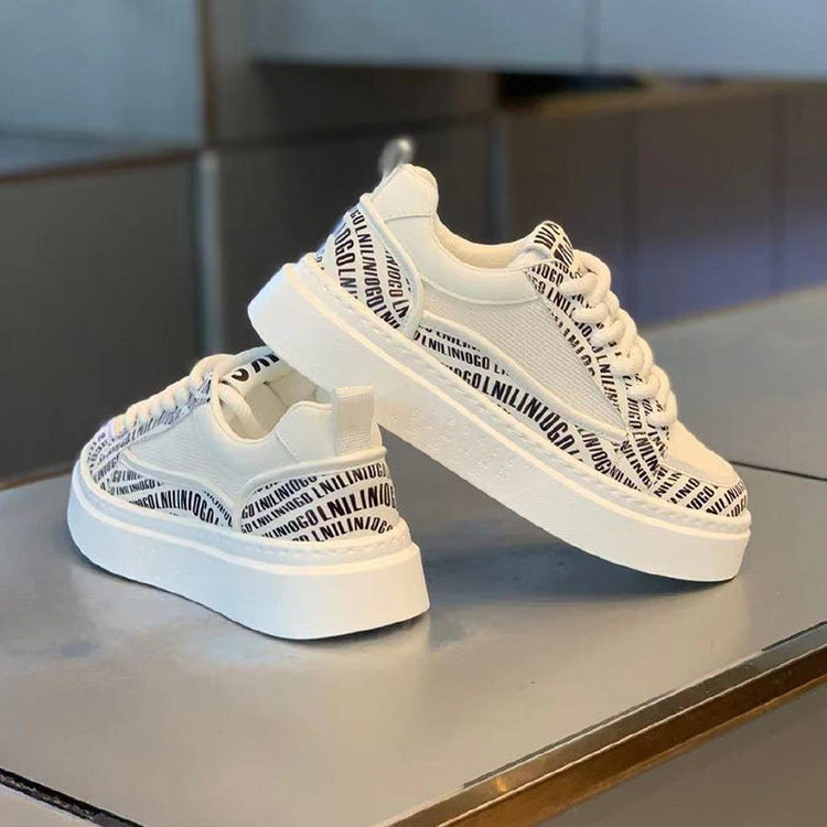 THICK BOTTOM Wear-resistant Board Shoes Breathable Fashion Sneaker - Swefashionstore