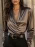 High-grade Shirt Temperament V-neck Design Sense - Swefashionstore